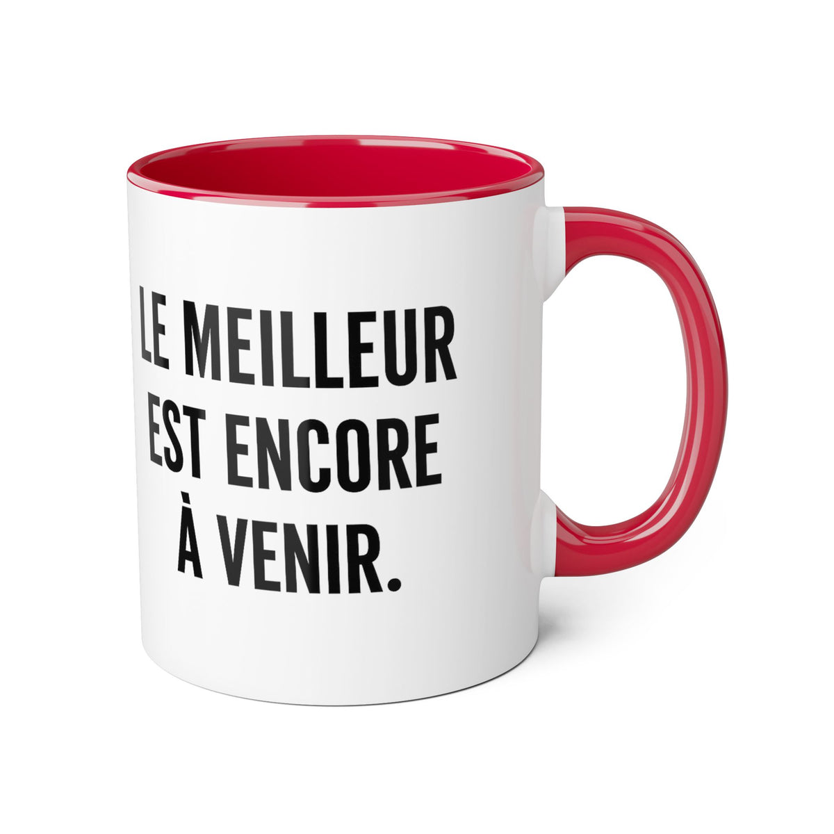 Motivia le meilleur Mug 11oz — Black Interior & Handle
