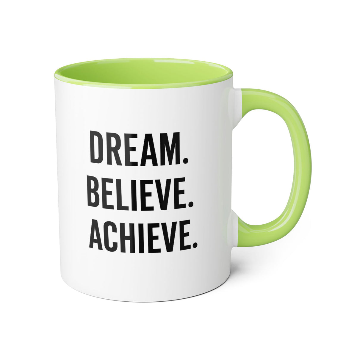 Motivia dream  Mug 11oz — Black Interior & Handle