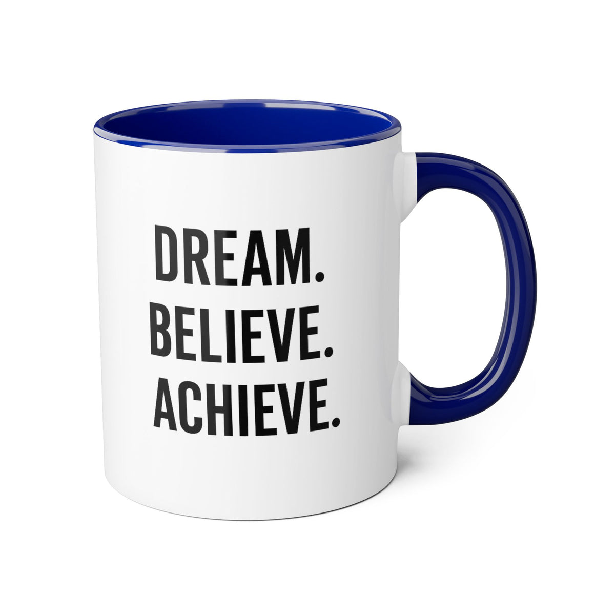Motivia dream  Mug 11oz — Black Interior & Handle