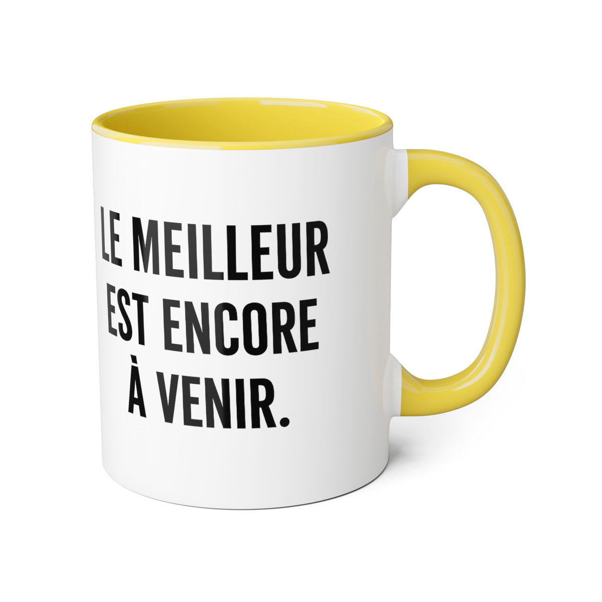 Motivia le meilleur Mug 11oz — Black Interior & Handle