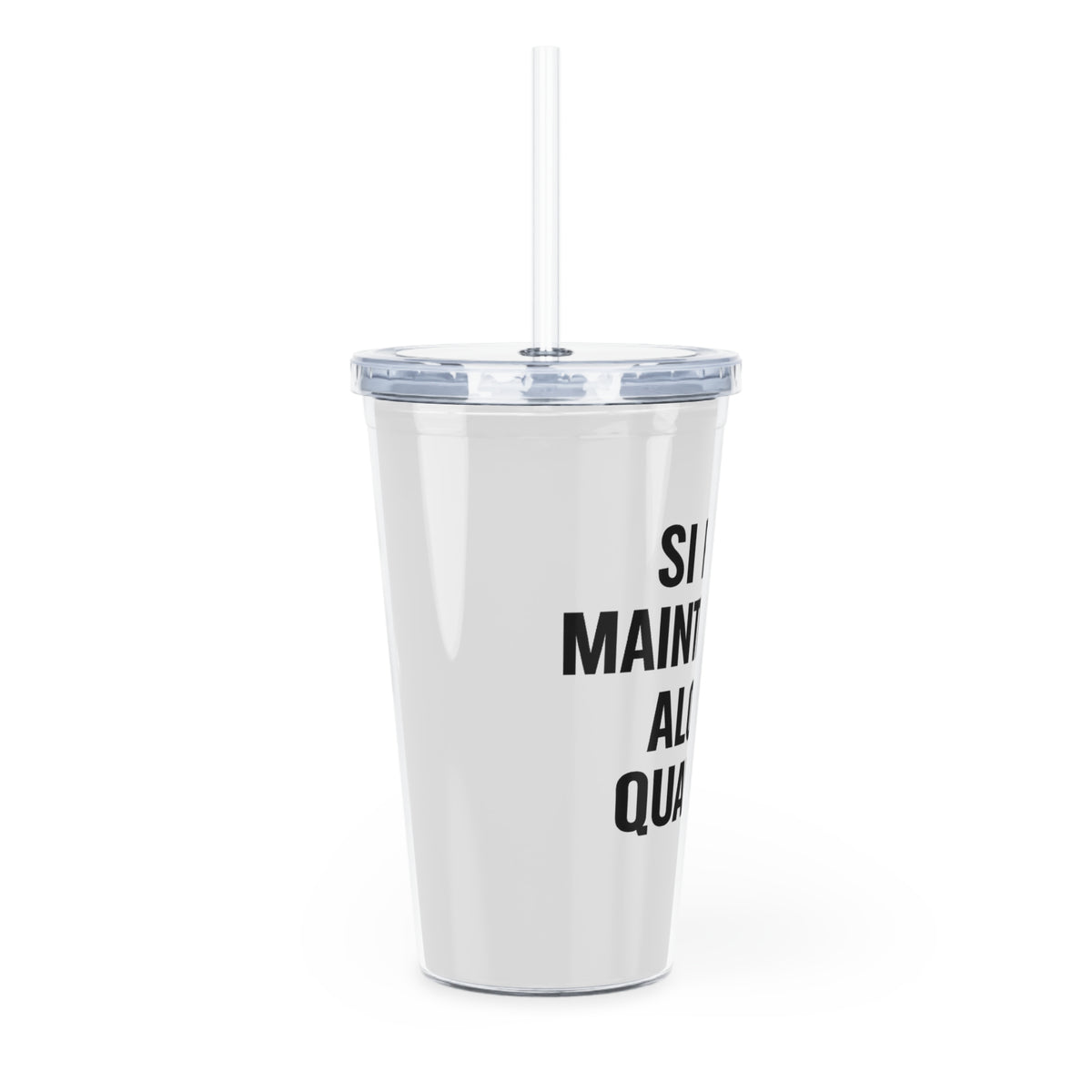 Motivia 20 oz plastic tumbler si pas