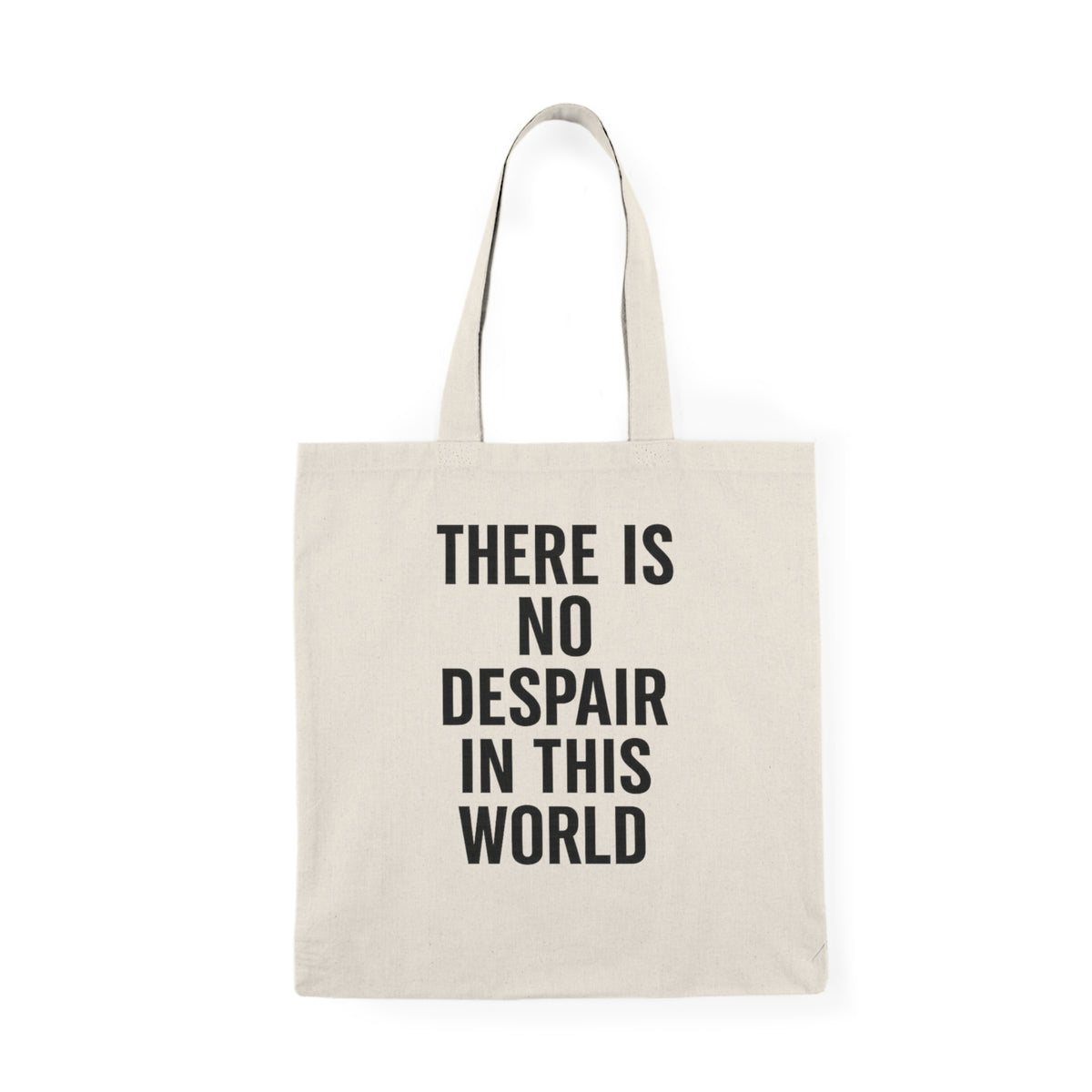 Motivia canvas tote bags no despair