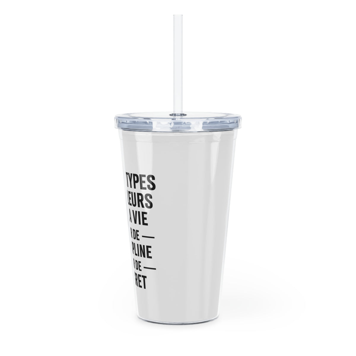 Motivia 20 oz plastic tumbler there is