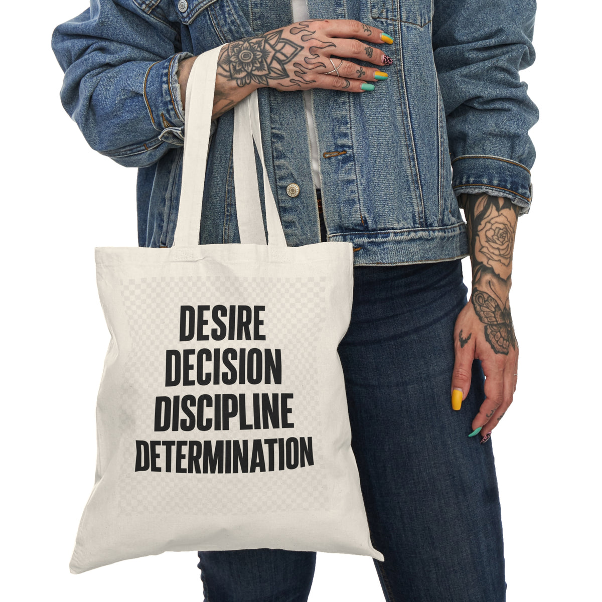 Motivia Canvas tote bags Desire