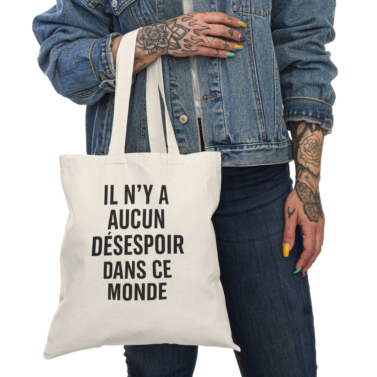 Motivia Canvas tote bag aucun desespoir
