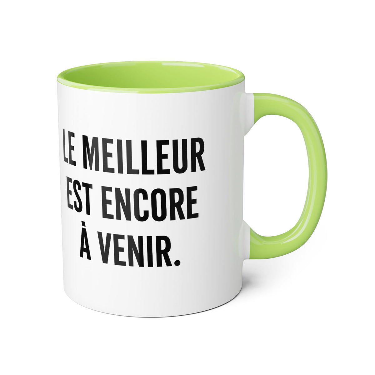 Motivia le meilleur Mug 11oz — Black Interior & Handle