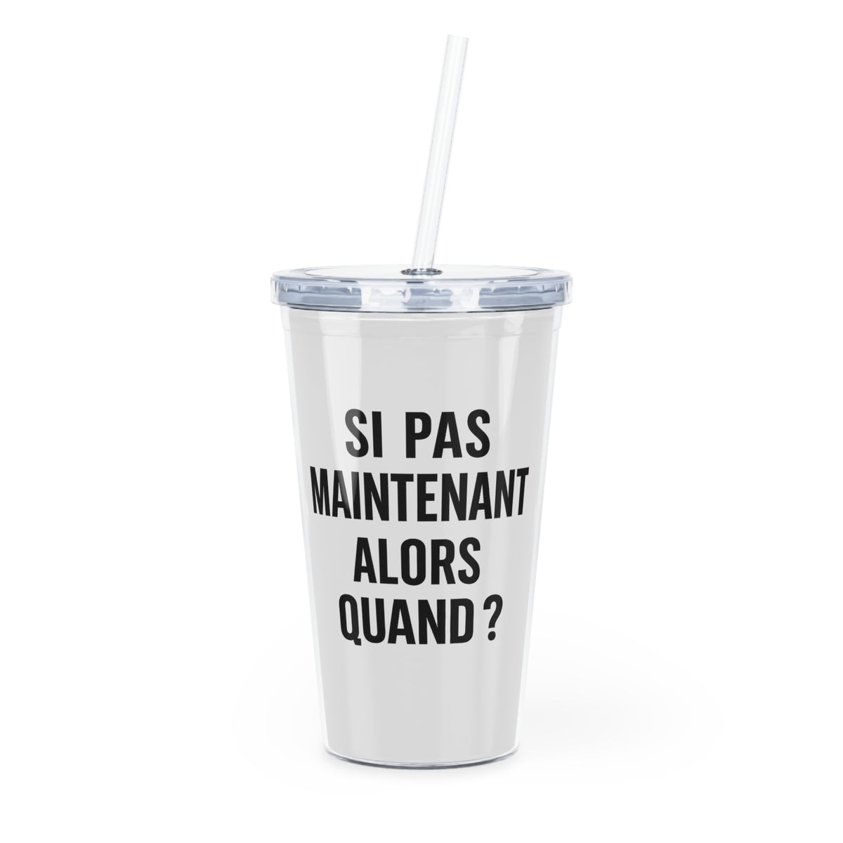 Motivia 20 oz plastic tumbler si pas