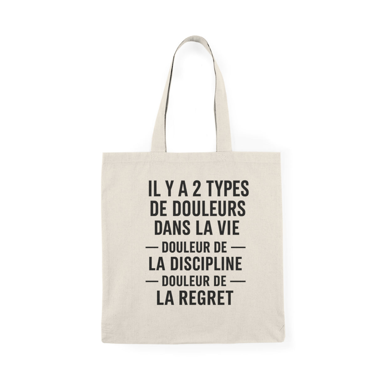 Motivia Canvas tote bag il ya 2 types
