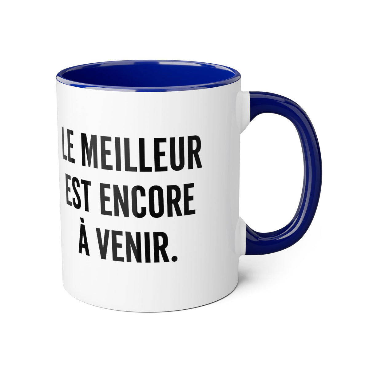 Motivia le meilleur Mug 11oz — Black Interior & Handle