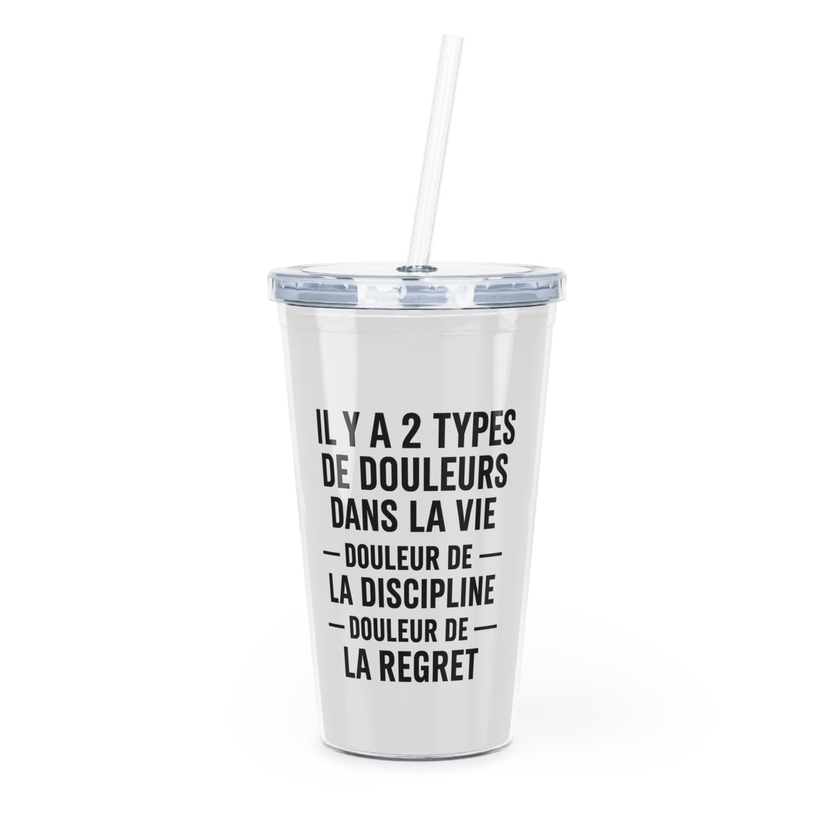 Motivia 20 oz plastic tumbler there is