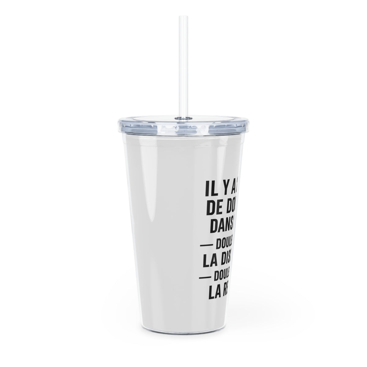 Motivia 20 oz plastic tumbler there is