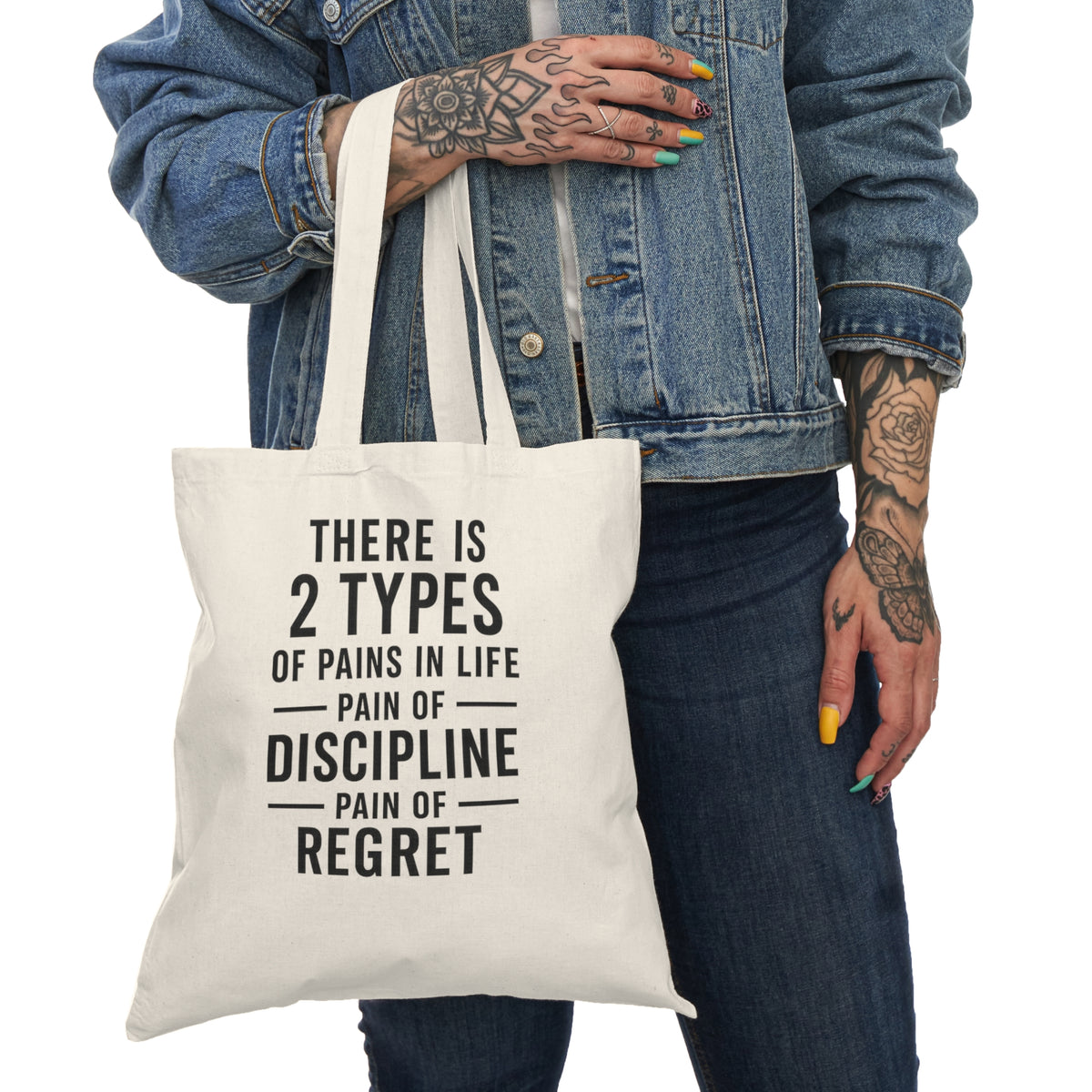 Motivia canvas tote bags there is