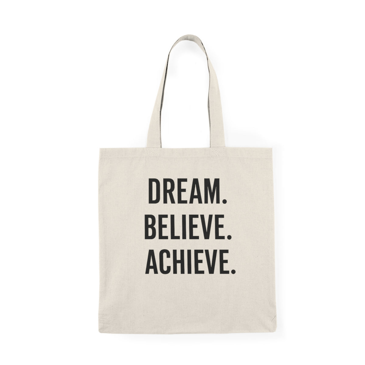 Motivia canvas tote bags dream