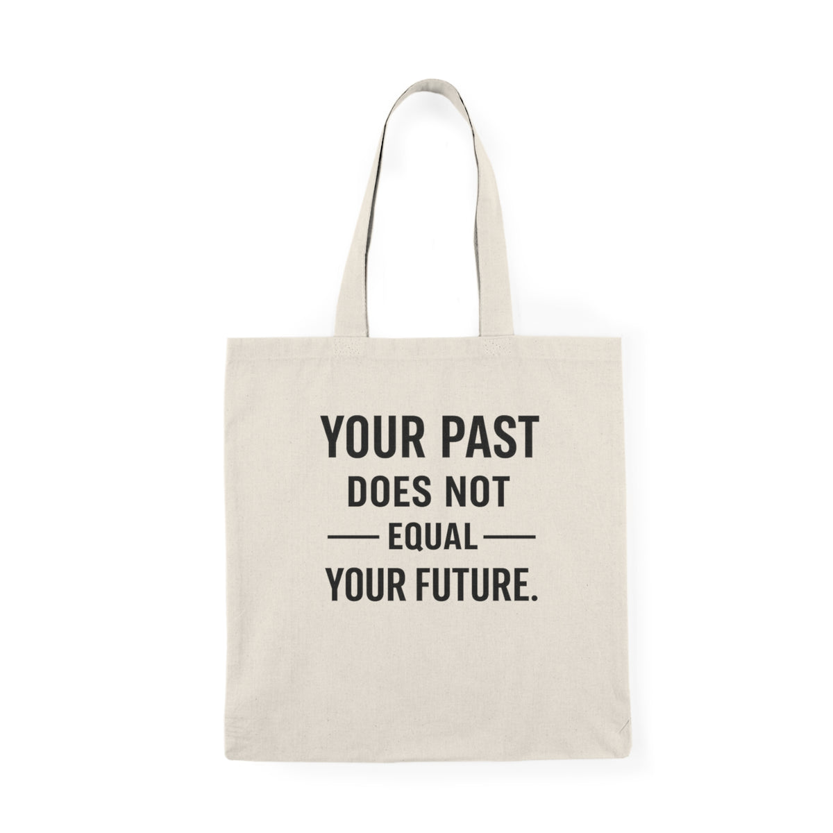 Motivia canvas tote bags your past